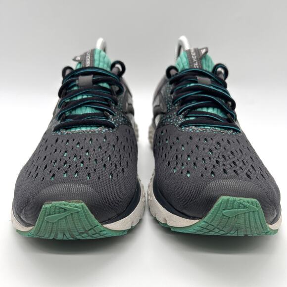 Brooks Glycerin 16 Shoes Womens Size 8 Black Teal Running Sneakers Comfort - Picture 3 of 9